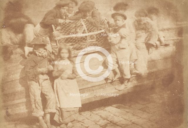 Newhaven Children, 1843-47. Creators: David Octavius Hill, Robert Adamson, Hill & Adamson.