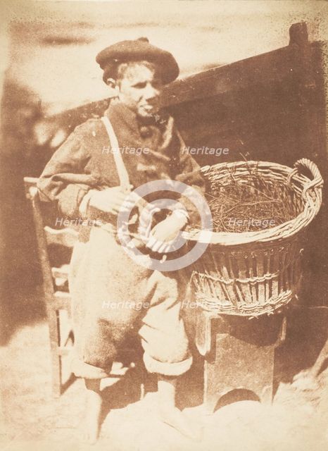 Newhaven Boy, 1843-47. Creators: David Octavius Hill, Robert Adamson, Hill & Adamson.