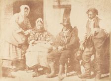 Newhaven Family, 1843-47. Creators: David Octavius Hill, Robert Adamson, Hill & Adamson