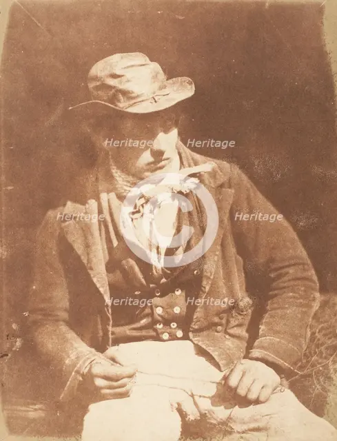 Newhaven Fisherman, 1843-47. Creators: David Octavius Hill, Robert Adamson, Hill & Adamson.