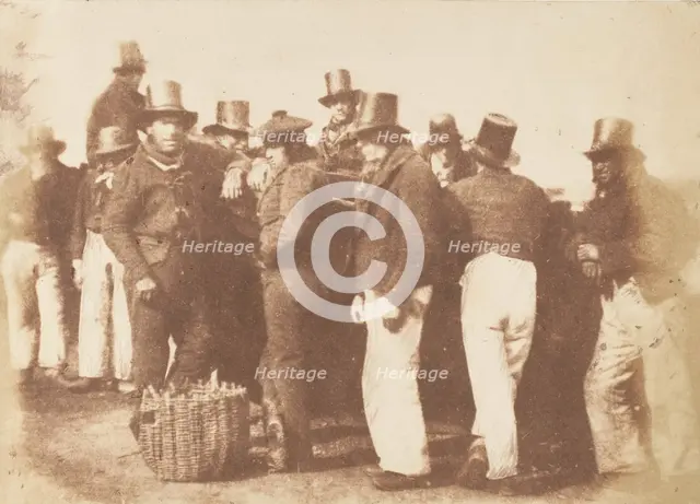 Newhaven Fishermen, 1843-47. Creators: David Octavius Hill, Robert Adamson, Hill & Adamson.