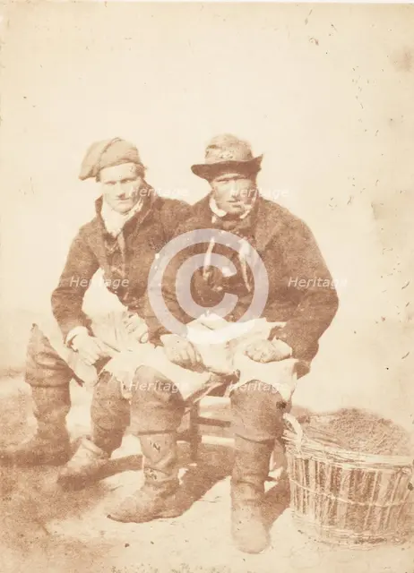 Newhaven Fishermen, 1843-47. Creators: David Octavius Hill, Robert Adamson, Hill & Adamson.
