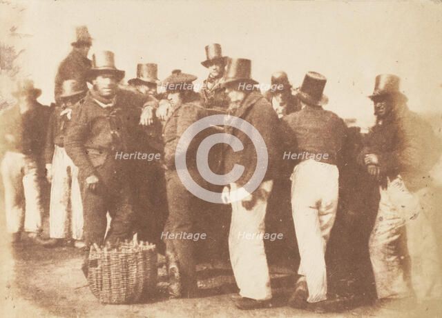 Newhaven Fishermen, 1843-47. Creators: David Octavius Hill, Robert Adamson, Hill & Adamson.