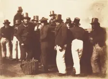 Newhaven Fishermen, 1845. Creator: Hill & Adamson