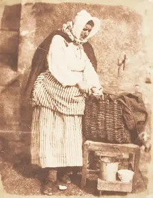 Newhaven Fishwife, 1843-47. Creators: David Octavius Hill, Robert Adamson, Hill & Adamson