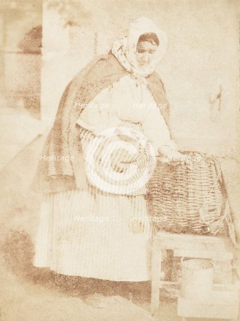 Newhaven Fishwife, 1843-47. Creators: David Octavius Hill, Robert Adamson, Hill & Adamson.