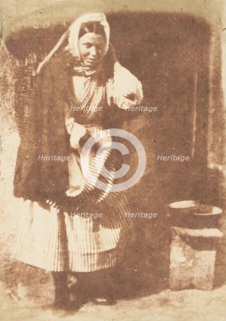 Newhaven Fishwife, 1843-47. Creators: David Octavius Hill, Robert Adamson, Hill & Adamson.