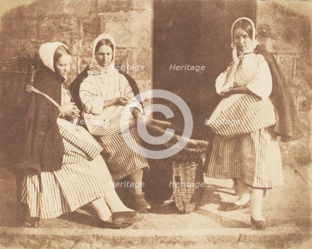 Newhaven Fishwives, 1843-47. Creators: David Octavius Hill, Robert Adamson, Hill & Adamson.