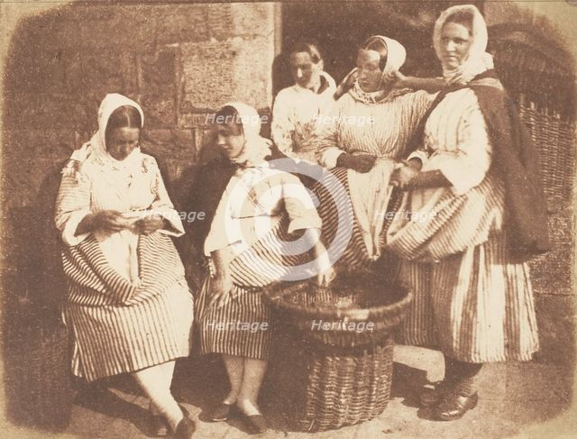 Newhaven Fishwives, 1843-47. Creators: David Octavius Hill, Robert Adamson, Hill & Adamson.