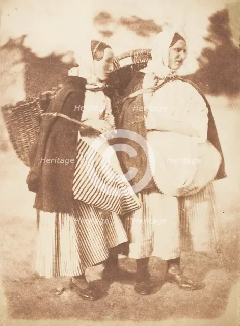 Newhaven Fishwives, 1843-47. Creators: David Octavius Hill, Robert Adamson, Hill & Adamson.