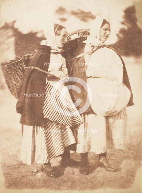 Newhaven Fishwives, 1843-47. Creators: David Octavius Hill, Robert Adamson, Hill & Adamson.