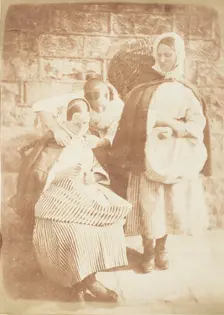 Newhaven Fishwives, 1843-47. Creators: David Octavius Hill, Robert Adamson, Hill & Adamson