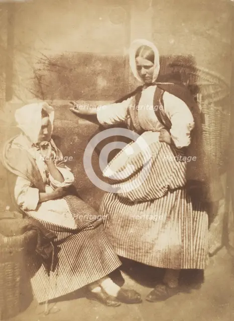 Newhaven Fishwives, 1843-47. Creators: David Octavius Hill, Robert Adamson, Hill & Adamson.