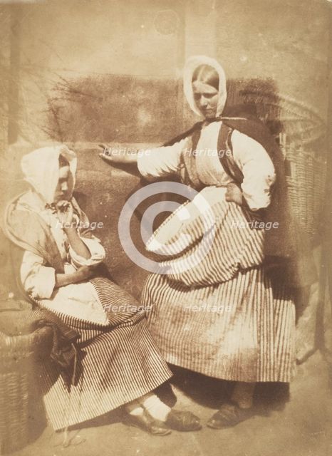 Newhaven Fishwives, 1843-47. Creators: David Octavius Hill, Robert Adamson, Hill & Adamson.