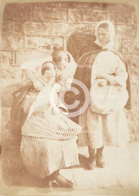 Newhaven Fishwives, 1843-47. Creators: David Octavius Hill, Robert Adamson, Hill & Adamson.