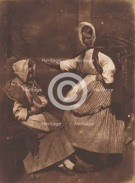 Newhaven Fishwives, ca. 1845. Creators: David Octavius Hill, Robert Adamson, Hill & Adamson.