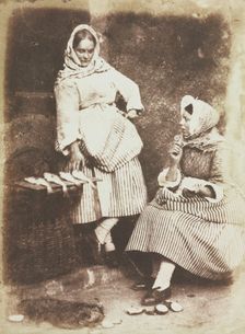 Newhaven Fishwives, Jeanie Wilson and Annie Linton, 1845. Creator: David Octavius Hill (British, 1802-1870); Robert Adamson (British, 1821-1848), and