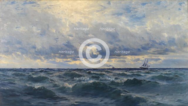 Newhaven Packet, 1885. Creator: Henry Moore.