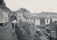 Newlyn - View of the Village and the Harbour 1895