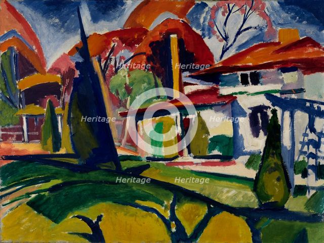 Newman's House, 1915. Creator: Henry Lyman Saÿen.
