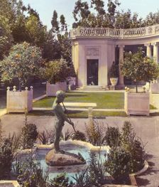 "Newmar," Senator George Almer Newhall house, 1761 Manor Drive, Hillsborough, California, 1917. Creator: Frances Benjamin Johnston