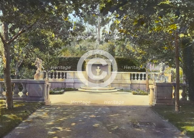 "Newmar," Senator George Almer Newhall house, 1761 Manor Drive, Hillsborough, California, 1917. Creator: Frances Benjamin Johnston.