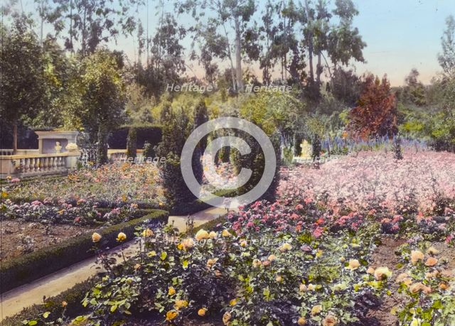 "Newmar," Senator George Almer Newhall house, 1761 Manor Drive, Hillsborough, California, 1917. Creator: Frances Benjamin Johnston.