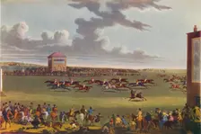 Newmarket Races, 1909. Artist: James Pollard