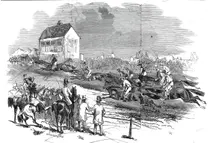 Newmarket Races - the Cambridgeshire Stakes, 1845. Creator: Unknown