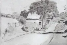Newmarket Road, 1917. Creator: Frederick Childe Hassam