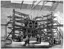 Newspaper printing on a ten feed semi rotary machine, 1860 (1956)