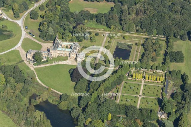 Newstead Abbey Augustinian Priory and formal gardens, Nottinghamshire, 2024. Creator: Robyn Andrews.