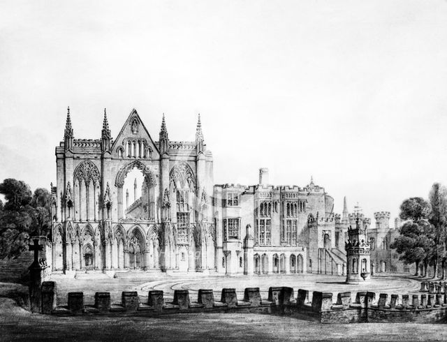 Newstead Abbey, Nottinghamshire, 1812-1815. Creator: Unknown.