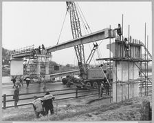 Newport Pagnell M1 Service Area, Newport Pagnell, Milton Keynes, 03/04/1960. Creator: John Laing plc