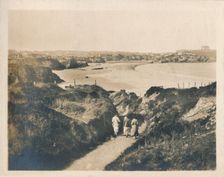 Newquay Cliff Path to Tolcarne Beach 1927