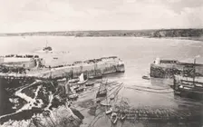 Newquay harbour, Newquay, Cornwall, 1908