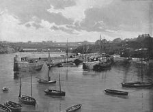Newquay Harbour c1896. Artist: Frith & Co