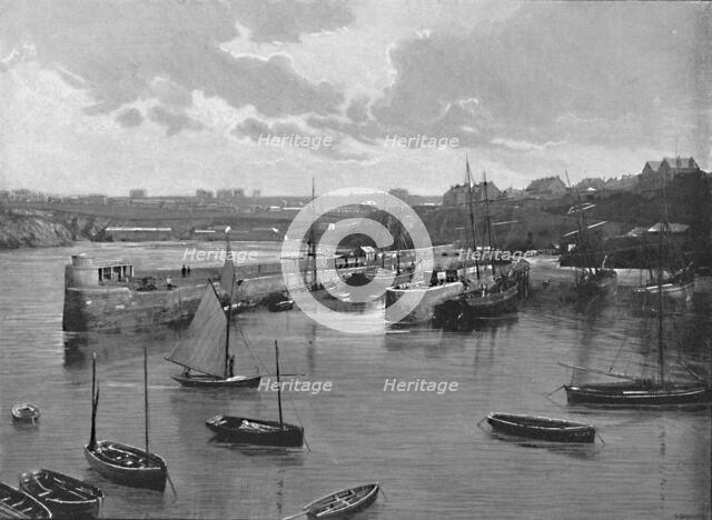 'Newquay Harbour', c1896. Artist: Frith & Co.
