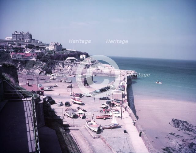 Newquay Harbour, Cornwall, c1955. Creator: Arthur Charles Kirby Ware.