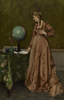 News from Afar, mid 1860s. Creator: Alfred Stevens