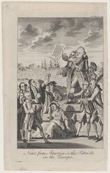 News from America, or the Patriots in the Dumps, December 1, 1776., December 1, 1776. Creator: Anon