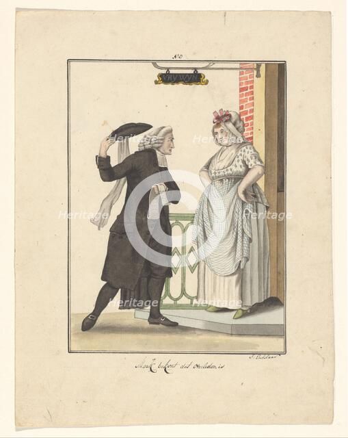 News of a death, 1803-c.1899.  Creator: J. Enklaar.
