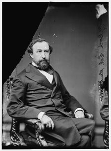 Newton Booth of California, between 1870 and 1880. Creator: Unknown