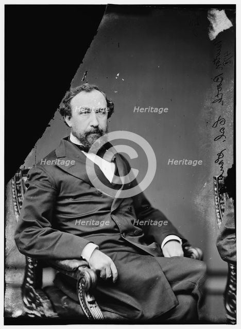 Newton Booth of California, between 1870 and 1880. Creator: Unknown.