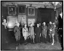 Newton D. Baker and Foreign Officers, between 1916 and 1920. Creator: Harris & Ewing