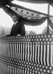 Newton Diehl Baker, Secretary of War, Speaking, 1917. Creator: Harris & Ewing