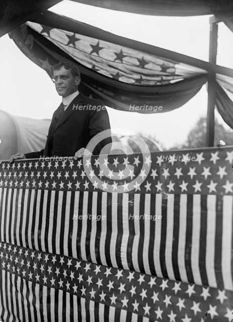 Newton Diehl Baker, Secretary of War, Speaking, 1917. Creator: Harris & Ewing.