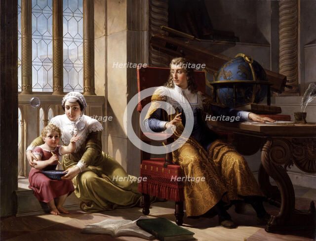 Newton's Discovery of the Refraction of Light, 1827. Creator: Palagi, Pelagio (1775-1860).