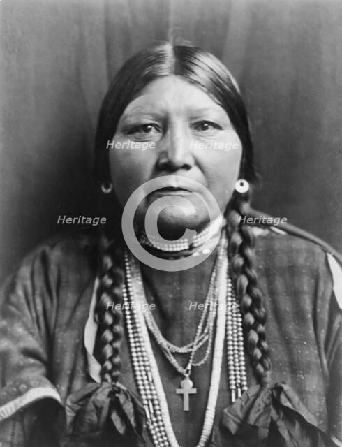 Nez Percé matron, c1910. Creator: Edward Sheriff Curtis.