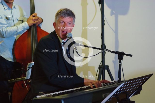 Neal Richardson, Splash Point Jazz, Eastbourne, East Sussex, UK, 28 Aug 2019. Creator: Brian O'Connor.